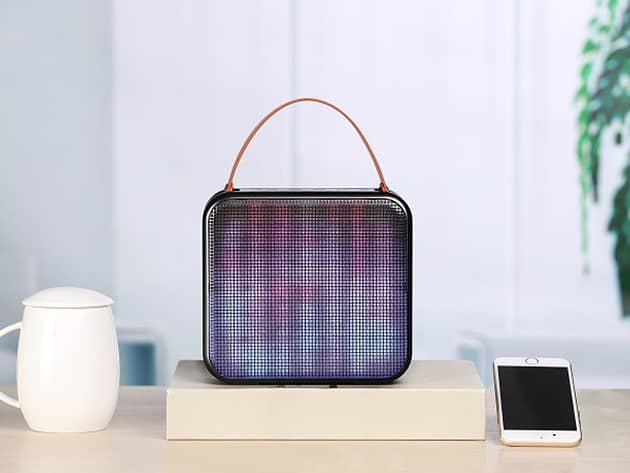 FRESHeCOLOR Bluetooth Speaker with Flashing LED Color Lights: .95